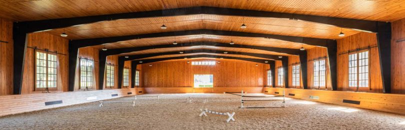 interior equestrian barn