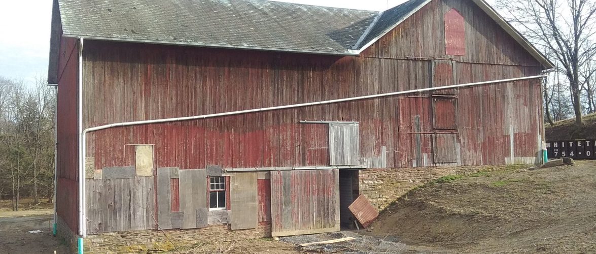 Pre-restoration barn